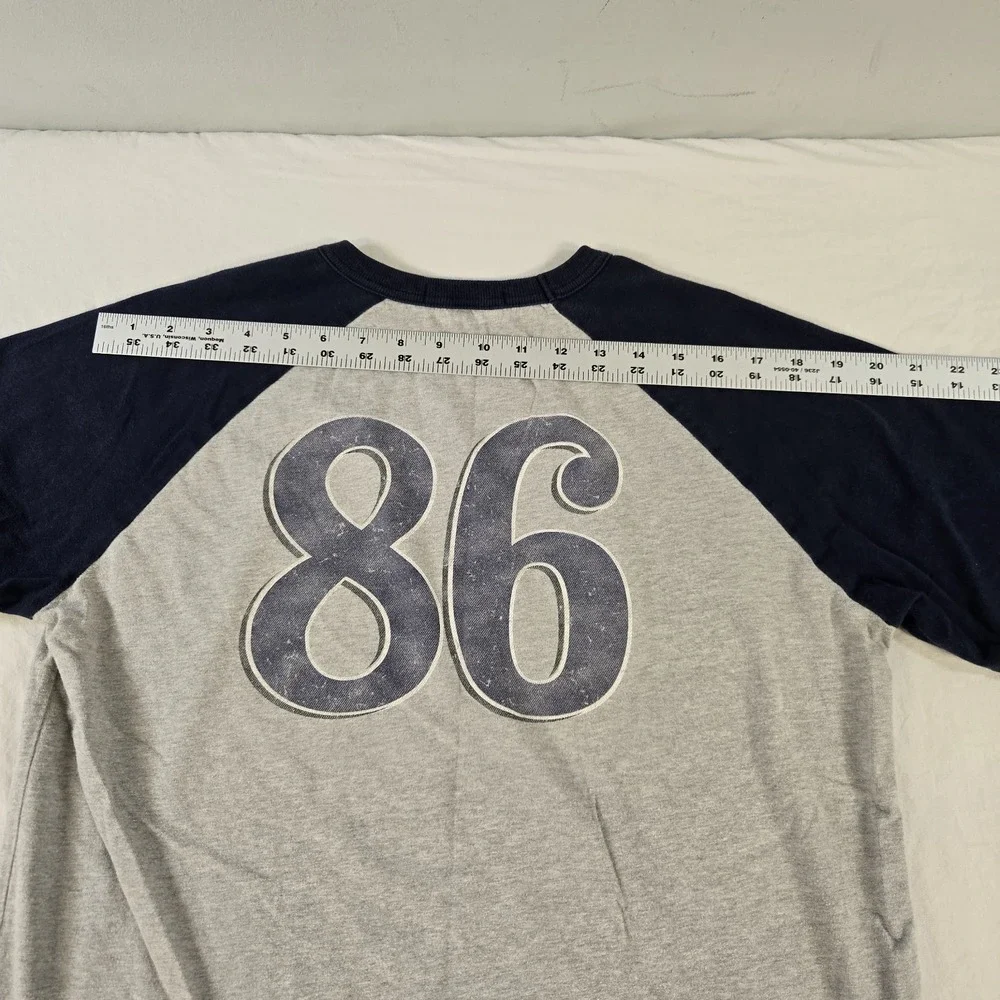 Widespread Panic Raglan Baseball T-shirt 1986 Athens, GA Moon Stars Size Large - Picture 9 of 10